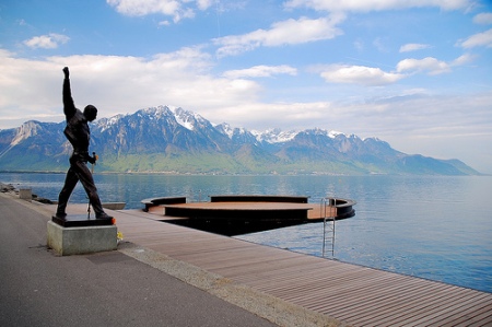 Freddie Mercury's statue will guard the entrance to Montreux from the lake, its beauty mirros his musical genius.